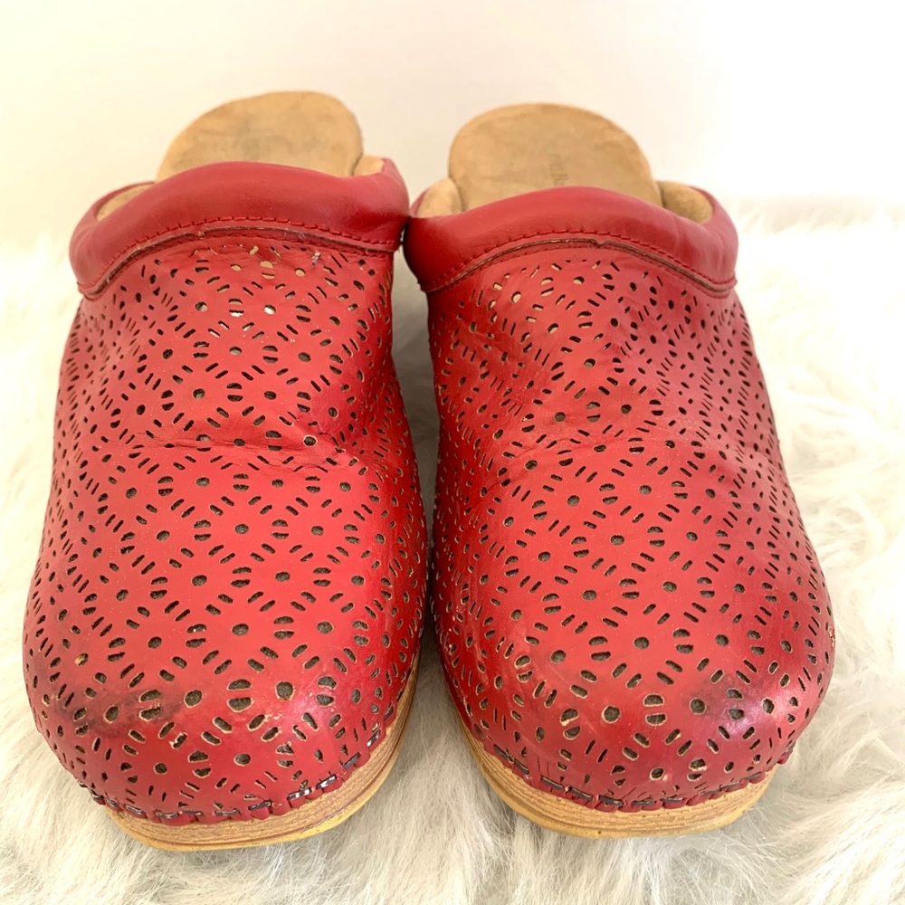 🔥🔥3 for 15$🔥🔥G.H. BASS CLOGS SLIP ON RED 9W